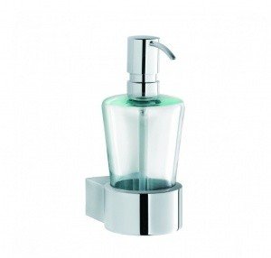 KLUDI JOOP! 5597605H7 - Дозатор для жидкого мыла  (хром - хрусталь зеленый)