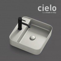 Ceramica CIELO Shui Comfort SHCOLAQF PM - Раковина для ванной комнаты 44*43 см | подвесная - накладная (Pomice)