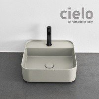 Ceramica CIELO Shui Comfort SHCOLAQF PM - Раковина для ванной комнаты 44*43 см | подвесная - накладная (Pomice)