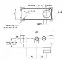 Cristina AC45451 Внутренний механизм смесителя