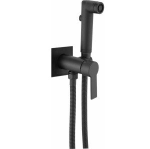 ESKO SMH06 Black Гигиенический душ - комплект со смесителем (чёрный матовый)