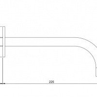 Jaquar Florentine SPJ-CHR-5447 Излив для наполнения ванны