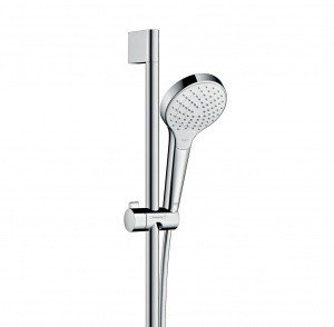 Hansgrohe Croma Select S 26572400 Душевой гарнитур Vario со штангой 90 см (хром - белый)