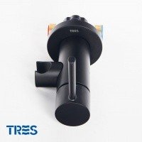 TRES Max 134123NM Гигиенический душ - комплект со смесителем (чёрный матовый)