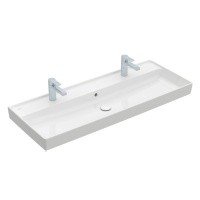 Villeroy Boch Collaro 4A33C4R1 Раковина двойная для ванной комнаты 1200x470 мм ceramicplus (альпийский белый).