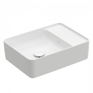 Villeroy Boch Collaro 4A1753RW Раковина накладная для ванной комнаты 510x380 мм ceramicplus (белый камень)