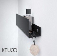 KEUCO Edition 90 24952370000 Полка - корзинка для душевых принадлежностей 32 см (чёрный матовый)