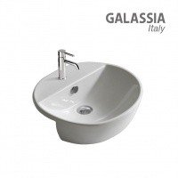 Galassia M2 5200 - Раковина для ванной комнаты 50*43 см | полувстраиваемая