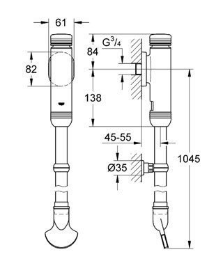 Ремкомплект для унитаза grohe