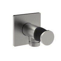 Gessi Inverso Shower 73061.149 Подключение для душевого шланга с держателем душа (нержавеющая сталь)