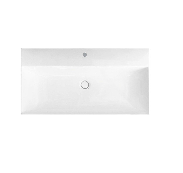Hatria Bahia BH1000465011TS0 Раковина подвесная | накладная 100*46 см ...