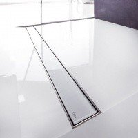 TECE Drainlinе "glass" 600791 Декоративная панель для душевого канала 700 мм (стекло белое)
