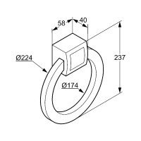 KLUDI JOOP! 5597805 - Держатель для полотенца | кольцо (хром)