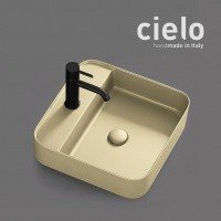 Ceramica CIELO Shui Comfort SHCOLAQF CN - Раковина для ванной комнаты 44*43 см | подвесная - накладная (Canapa)