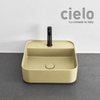 Ceramica CIELO Shui Comfort SHCOLAQF CN - Раковина для ванной комнаты 44*43 см | подвесная - накладная (Canapa)