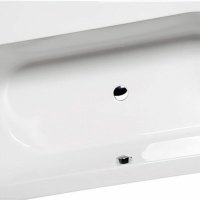 Акриловая ванна ALPEN Astra 165x90 WL 30611, гарантия 10 лет, асимметричная форма, объём 255 литров, цвет - euro white (европейский белый)