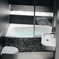 Акриловая ванна ALPEN Astra 165x90 WL 30611, гарантия 10 лет, асимметричная форма, объём 255 литров, цвет - euro white (европейский белый)