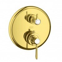 AXOR Montreux 16801990 Термостатический смеситель для душа (полированное золото)