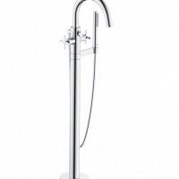 KLUDI Nova Fonte Classic 205900520 Напольный смеситель для ванны - внешняя часть (хром)