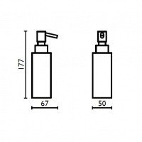 Bagno & Associati Quattro QU72751 Дозатор для жидкого мыла настольный