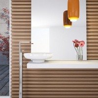 Webert Living LV832101015 Смеситель для раковины напольный (цвет хром).