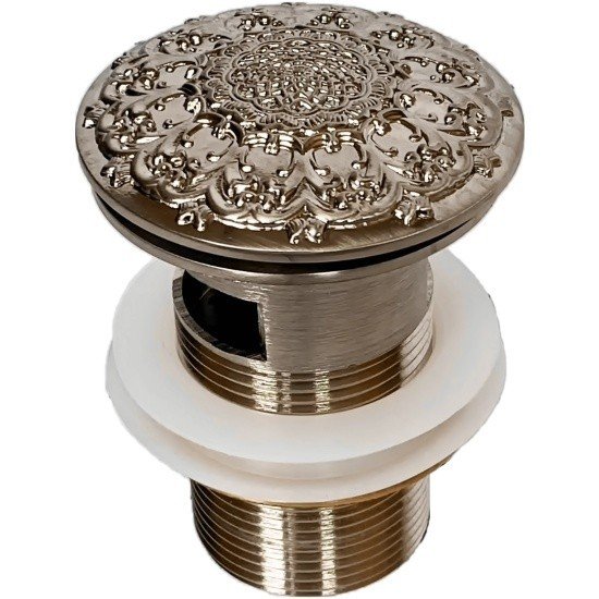 MILACIO MC.010.SL Выпуск для раковины с переливом (серебро), в интернет ...