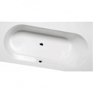 Акриловая ванна ALPEN Astra 165x90 WR 31611, цвет - euro white (европейский белый)
