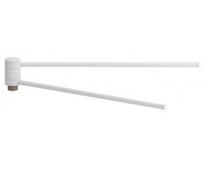 Сунержа Богема 360 30-2003-0400 Полотенцедержатель для полотенцесушителя двойной 40 см (белый матовый)
