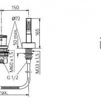 Ideal Standard Venice A5376AA Термостат на борт ванны