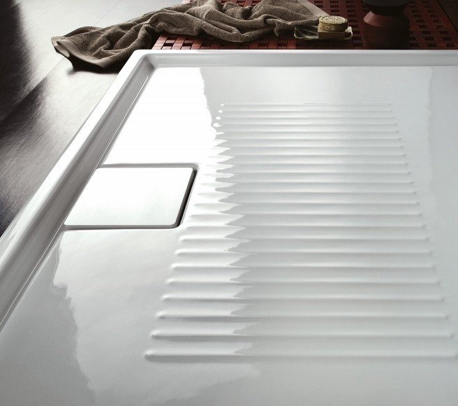 Hatria Lif.ST YXMK01 Керамический душевой поддон 90 x 70 см, купить в ...