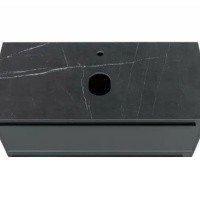 La Fenice Granite FNC-03-VS03-100 Столешница на тумбу для раковины 100*49 см (черный мрамор)