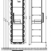 Шкаф-пенал A65301BK VILLEROY BOCH AMADEA, 400 540 x 1800 1940 x 400 mm