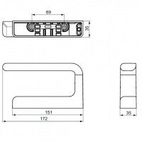 A9142AA Ideal Standard Softmood Держатель для запасного туалетной бумаги  (хром)