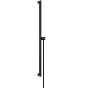 Hansgrohe Unica E Puro 24403670 Душевая штанга 95 см | комплект со шлангом 160 см (чёрный матовый)