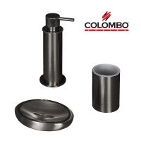 Colombo Design PLUS W4980.GM - Дозатор для жидкого мыла 150 мл | настольный (графит шлифованный)