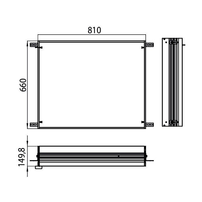 Emco Prestige 9897 000 08 Монтажная рама для встраиваемых зеркальных ...