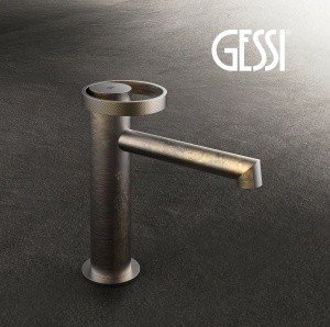 GESSI Anello 63301 187 - Смеситель для раковины | Aged Bronze (состаренная бронза)