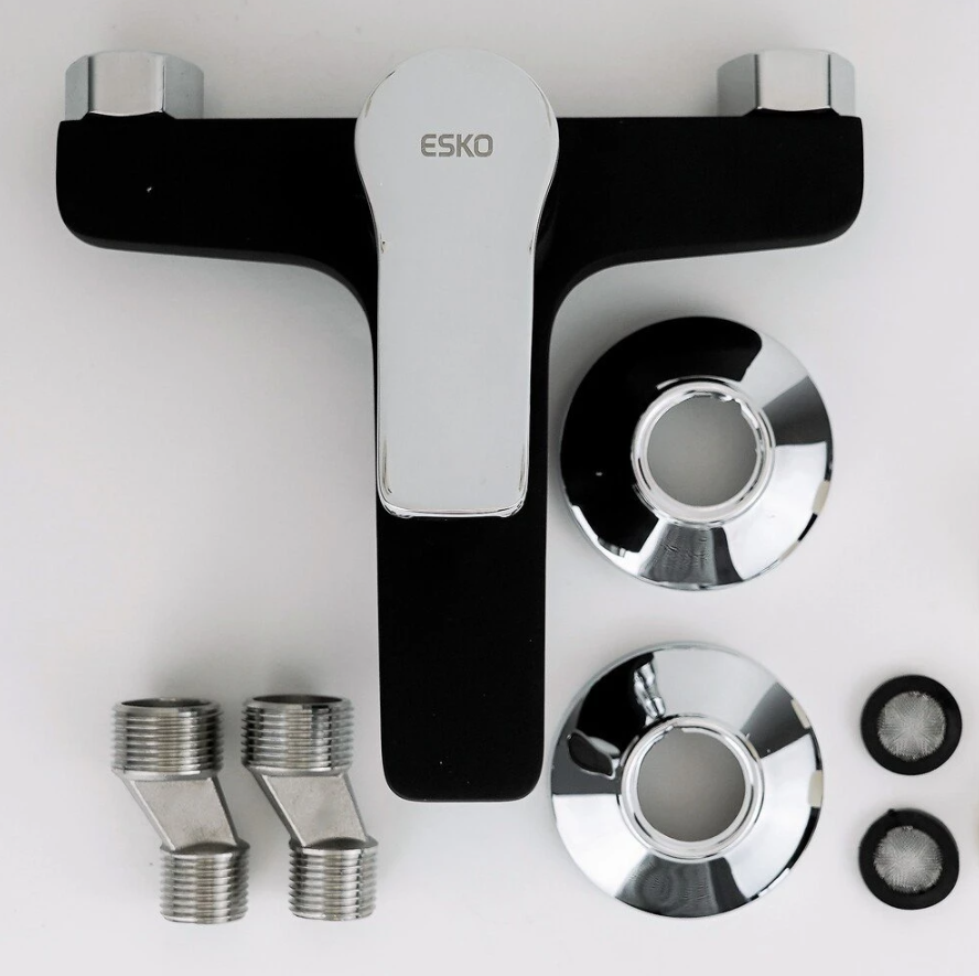 ESKO DUBAI DI54 Смеситель для ванны (Хром, черный), в интернет-магазине ...