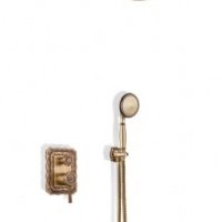 Bronze de Luxe WINDSOR 10138/1R Встраиваемая душевая система в комплекте со смесителем (Бронза)