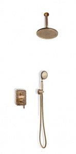 Bronze de Luxe WINDSOR 10138/1R Встраиваемая душевая система в комплекте со смесителем (Бронза)