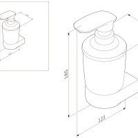 AM.PM Sensation A3036900 Дозатор для жидкого мыла подвесной (хром)