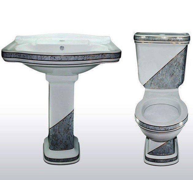 Creavit Klasik KL250.000I0 Пьедестал для раковины (белый глянцевый с ...