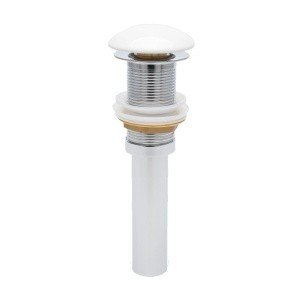 AQUAme AQM7002-0W Донный клапан | сливной гарнитур - для раковины без перелива (белый)