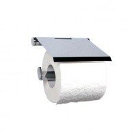 NOFER Santorini 16333.B Держатель для туалетной бумаги с крышкой (хром)