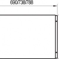Ravak AU 75 CZ00130A00 Боковая панель для прямой ванны (белый)