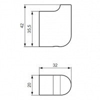 A9145AA Ideal Standard Softmood Крючок для халата (хром)