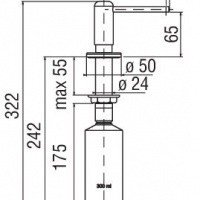 Nobili AVP3534CR Дозатор мыла