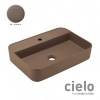 Ceramica CIELO Shui Comfort SHCOLARF AN Раковина для ванной комнаты 60*43 см | подвесная - накладная (Arenaria)