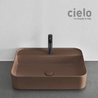 Ceramica CIELO Shui Comfort SHCOLARF AN Раковина для ванной комнаты 60*43 см | подвесная - накладная (Arenaria)