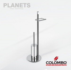 Colombo Design PLANETS B9807 - Стойка с аксессуарами 72 см | для унитаза (хром)